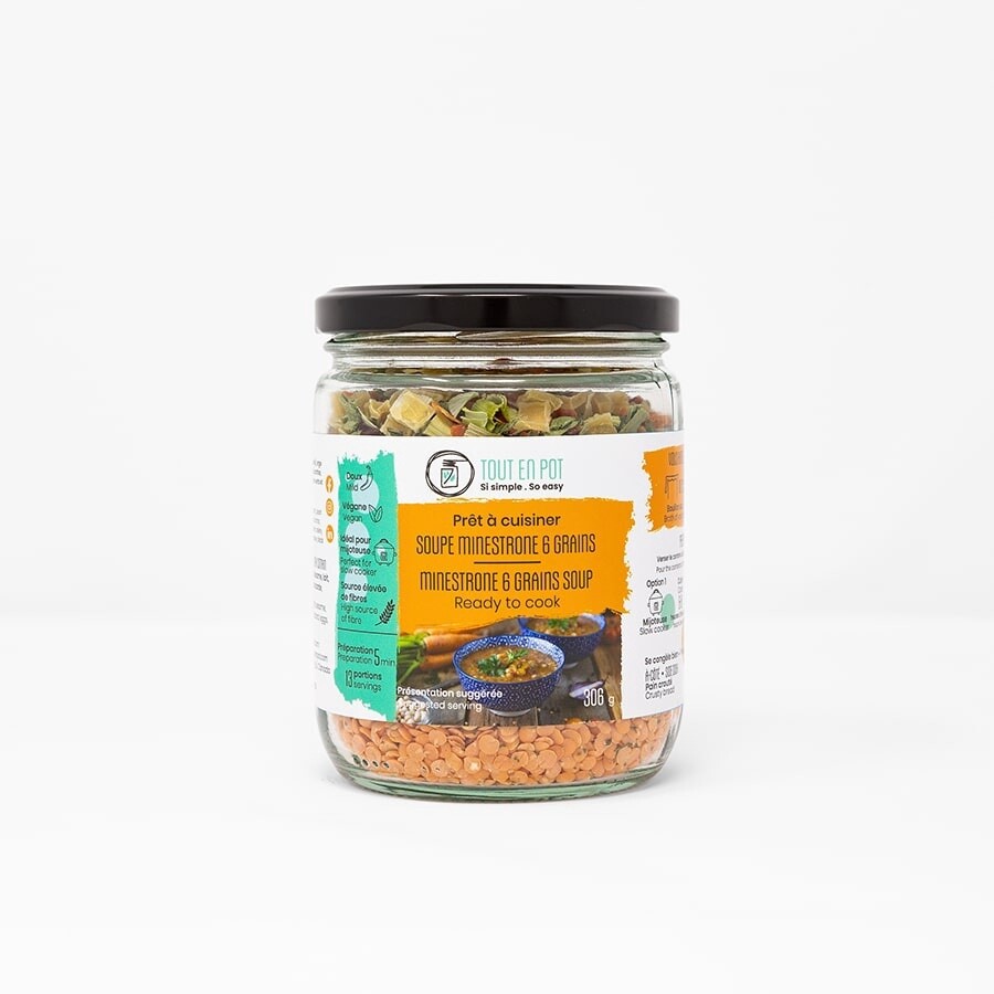 Tout en Pot / Minestrone 6 grains 306 g (10.8 oz)