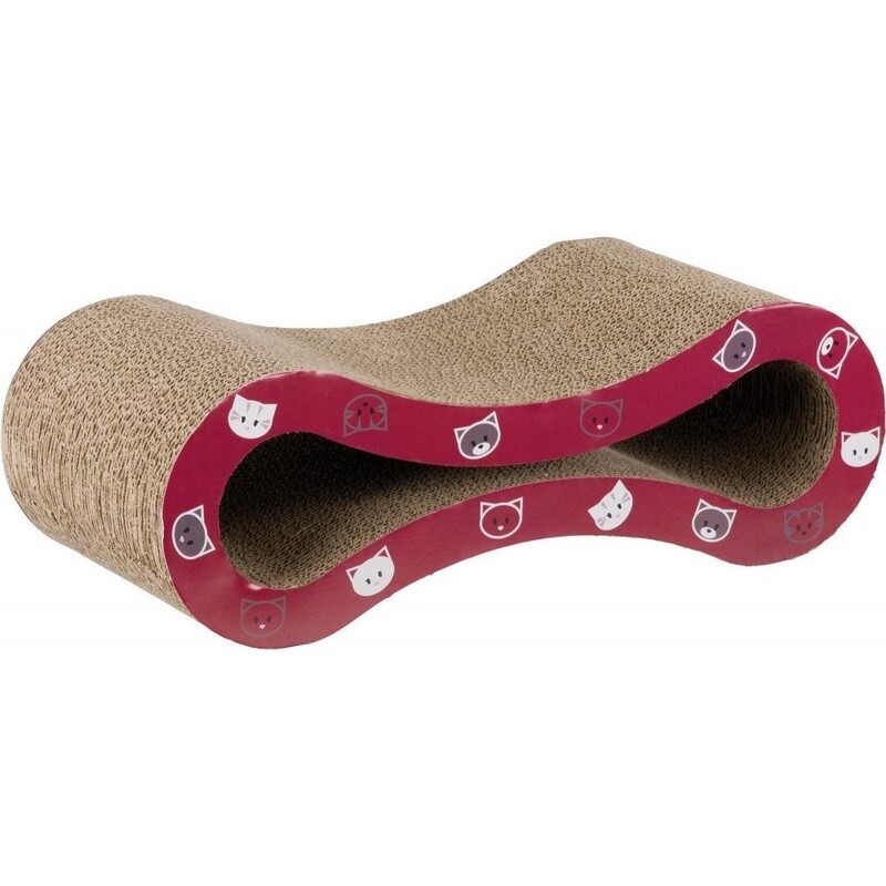 Trixie / Griffoir vague Mimi 48 x 16 x 22 / rouge