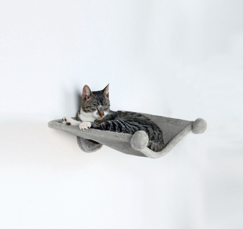 Trixie / Hamac à fixer au mur / gris