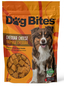 Dog Bites / Chien / Fromage cheddar gâteries séchées à froid / 250g
