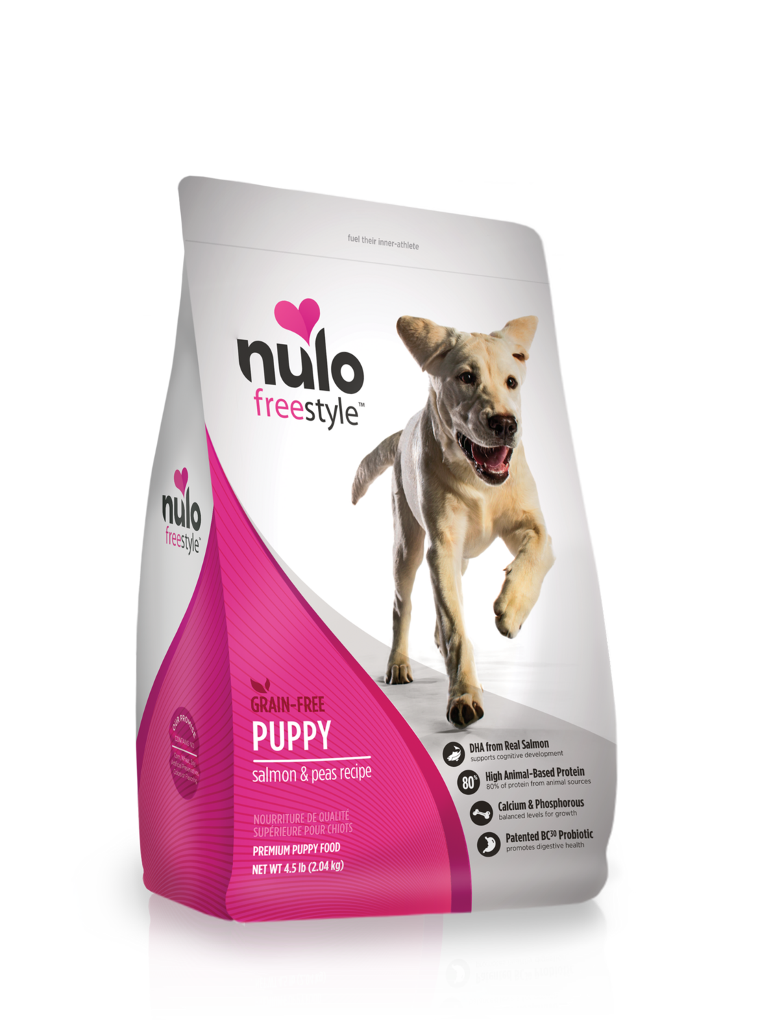 Nulo / Chiot / FreeStyle / Saumon et petits pois, Format: 4.5lb