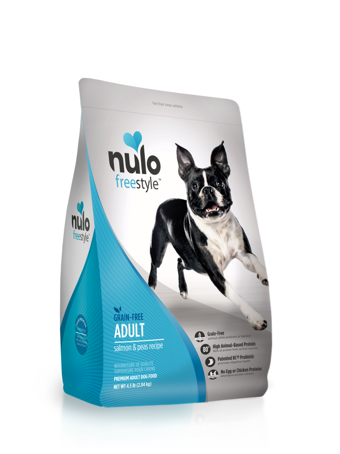 Nulo / Chien / FreeStyle / Saumon et petits pois, Format: 4.5lb