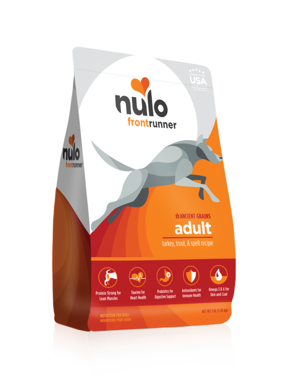 Nulo / Chien / Frontrunner / Dinde, truite, épeautre