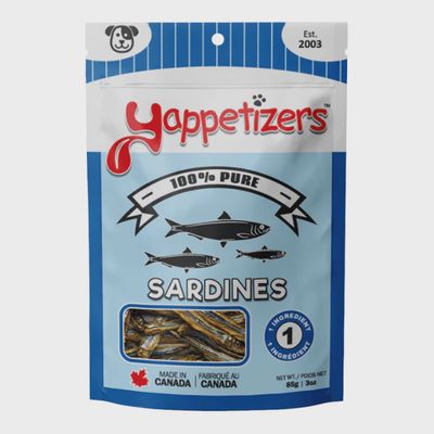 Yappetizers / Gâteries déshydratées aux sardines