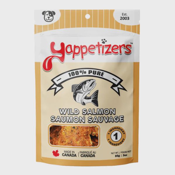 Yappetizers / Gâteries déshydratées / saumon sauvage