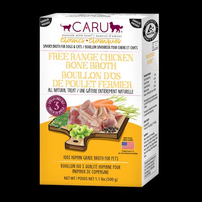 Caru / Classics Bouillon d&#39;os de poulet fermier / 500 g