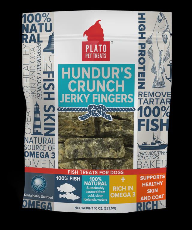 Plato / Chien / Friandises au poisson séché Hundur's Crunch