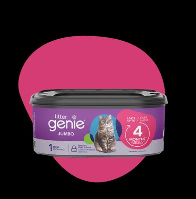 Litter Genie / Jumbo - Recharge Pour Poubelle Litter Genie / 28 pieds