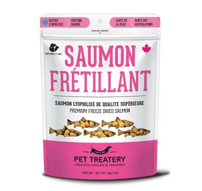 Granville Island / Gâteries de Saumon Lyophilisé pour Chien Et Chat / 50gr