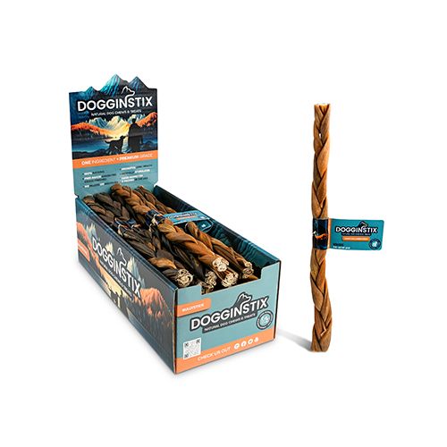 DOGGINSTIX / Collagène d&#39;agneau tressé