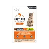 Praventa / Chat / traitement topique mensuel contre les puces, Format: 1 dose / 2.3-4 kg