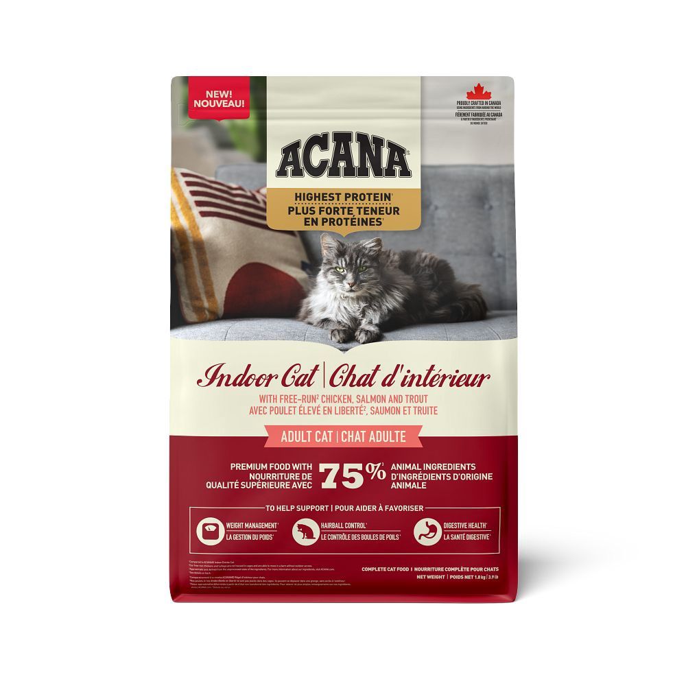 Acana / Chat / Riche en protéines, chat d&#39;intérieur, Format: 9.9lb / 4.5kg