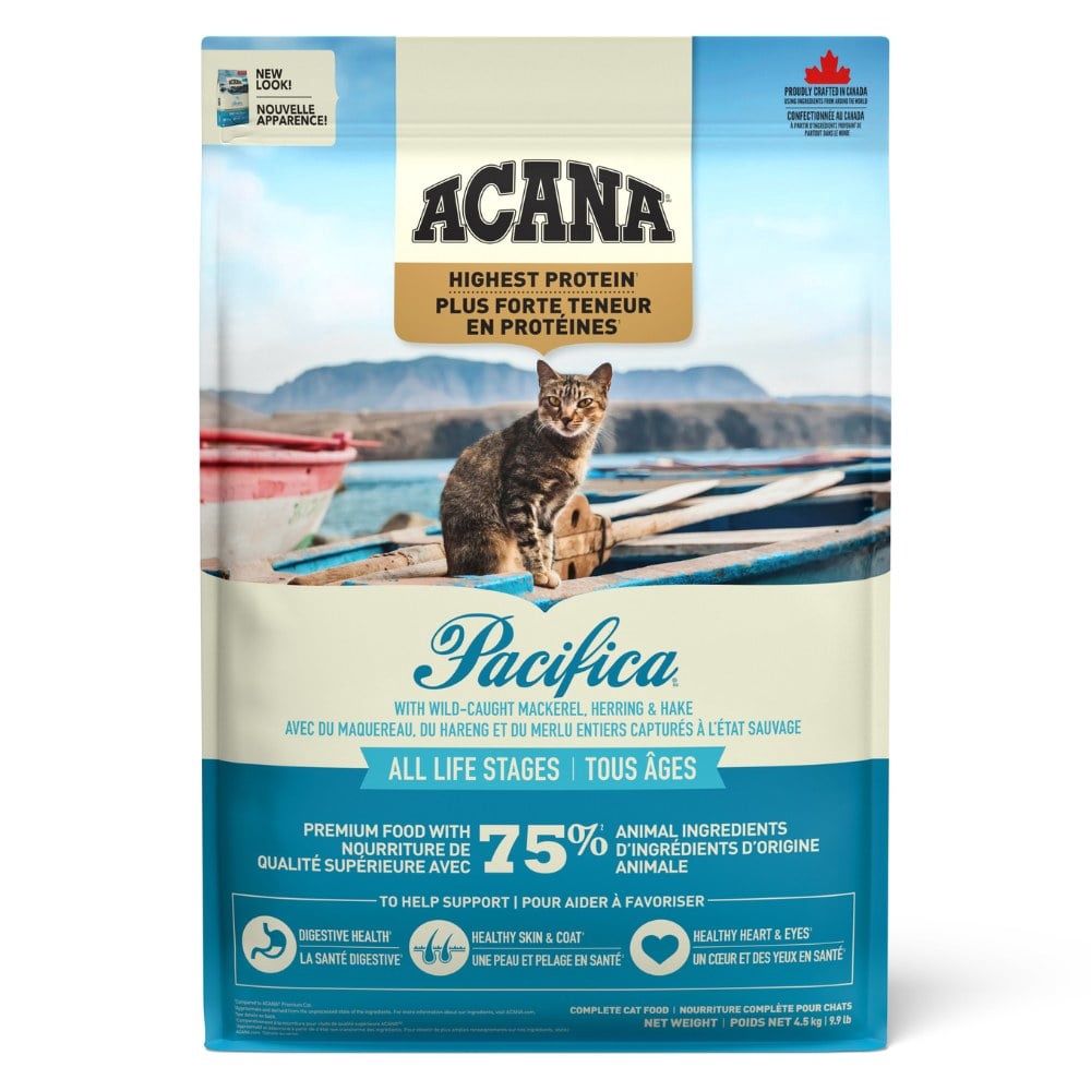 Acana / Chat / Riche en protéines, Pacifica, Format: 9.9lb / 4.5kg