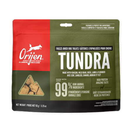 Orijen / Chien / Gâteries lyophilisées / Tundra / 92g (3.25oz)