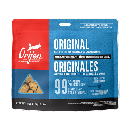 Orijen / Chien / Gâteries lyophilisées / Originale / 92g (3.25oz)