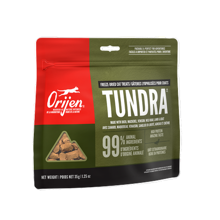 Orijen / Chat / Gâteries lyophilisées / Tundra / 35g (1.25oz)