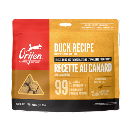 Orijen / Chien / Gâteries lyophilisées / Formule Canard / 92g (3.25oz)
