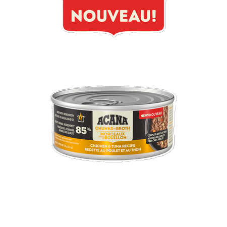 Acana / Chat / Morceaux dans le bouillon, poulet et thon