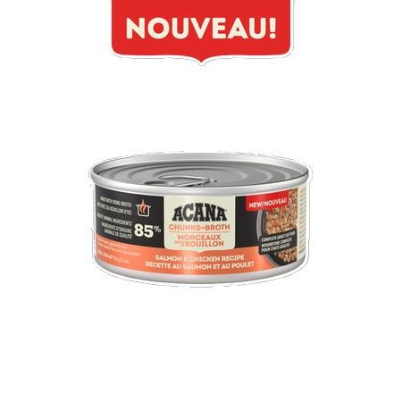 Acana / Chat / Morceaux dans le bouillon, saumon et poulet