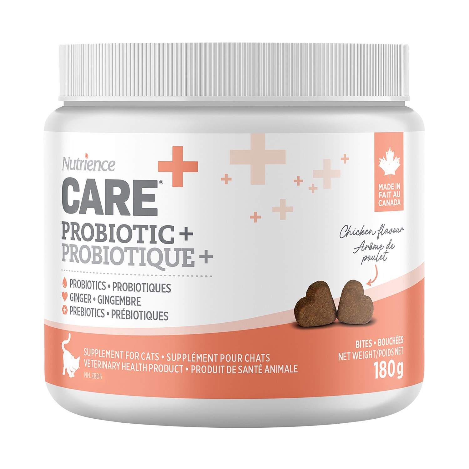 Nutrience Care + / Chat / Supplément, probiotique / 180g
