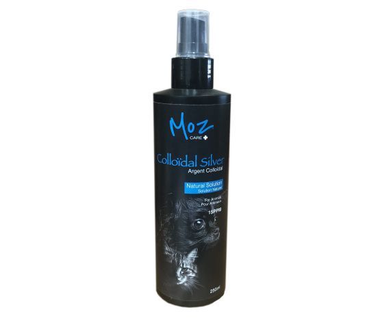 Moz Pet / Solution naturelle pour animaux - Argent Colloïdal, Format: 250ml