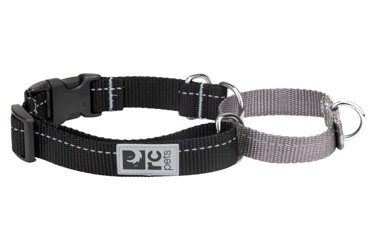 RC Pets / Collier de dressage, sangle nylon, Format: Petit, Colour: Noir