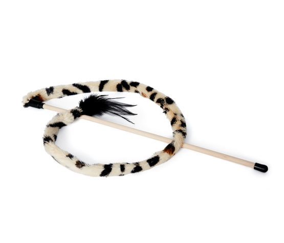 Bud&#39;z / Chat / Serpentin 114cm sur bâton 42cm, Animal: Léopard