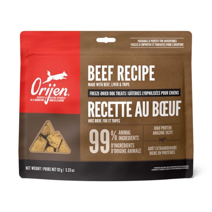 Orijen / Chien / Gâteries lyophilisées / Bœuf / 92g (3.25oz)