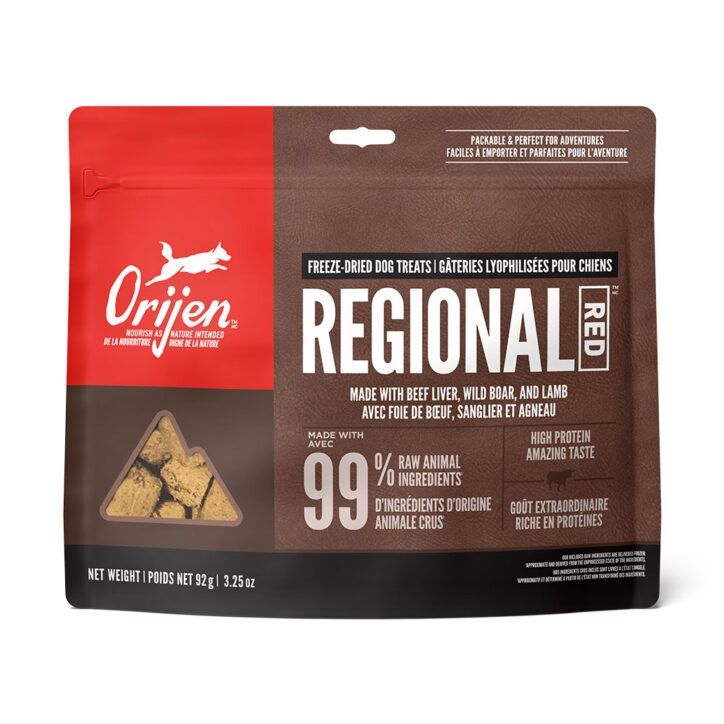 Orijen / Chien / Gâteries lyophilisées / Regional Red / 92g (3.25oz)