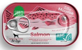 Open Farm / Chien / Silky mousse _ Garniture _ Saumon / 4.5oz