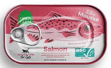 Open Farm / Chat / Silky mousse _ Garniture _ Saumon / 3.17oz