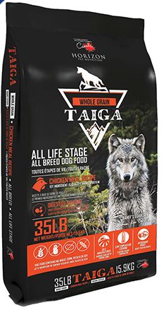 Horizon / Taiga / Chien / Poulet / Avec grains / 35 lb