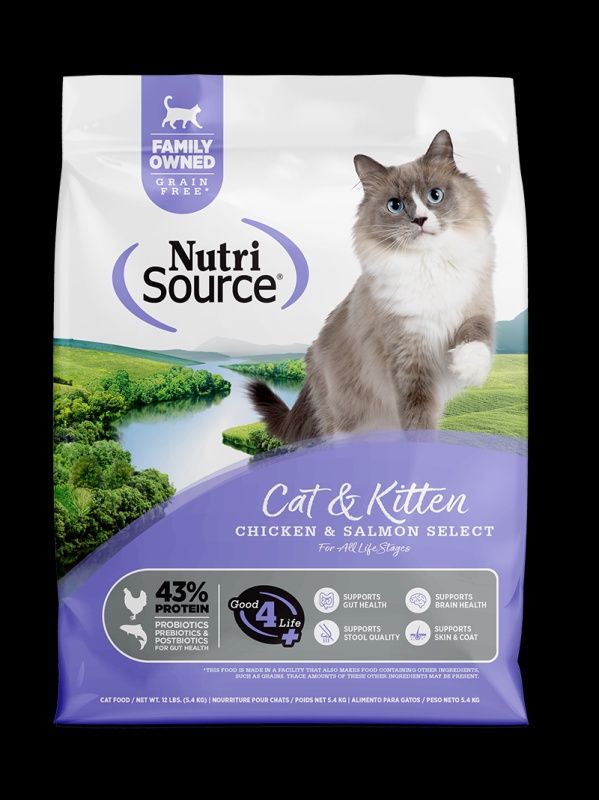 NutriSource / Chat / Sans grain / Poulet et Saumon, Format: 1.81 kg