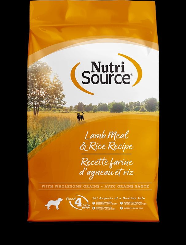 NutriSource / Chien / Grains santé / agneau et riz
