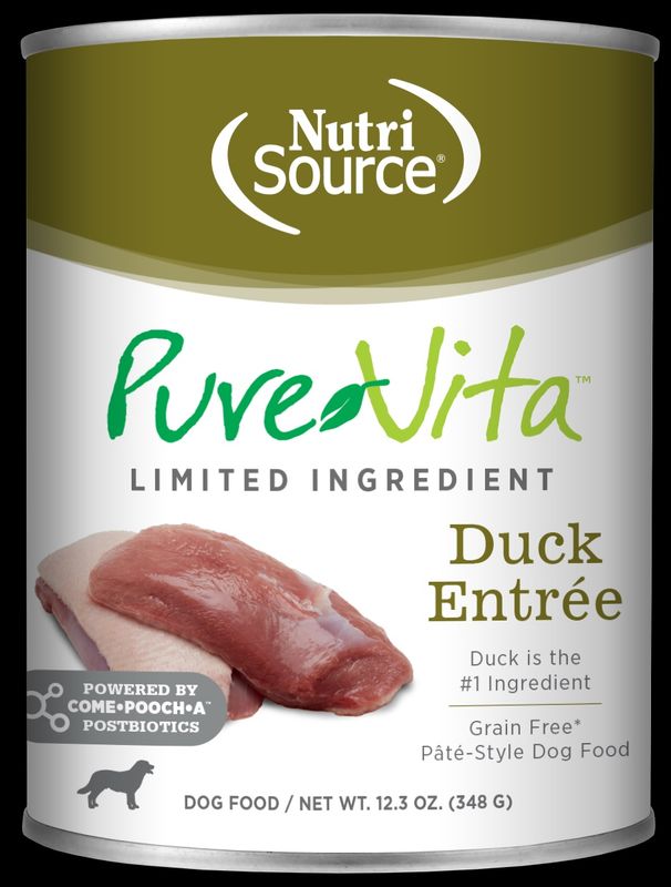NutriSource / Chien / Pure-Vita Pate-Syle_Sans grains_ entrée de canard