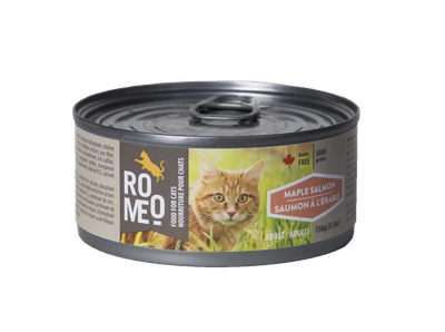 Roméo / Conserve / Chat / Adulte / Saumon à l'Érable