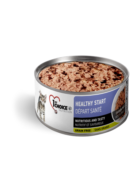 1st Choice Chaton pâté ragoût départ santé poulet