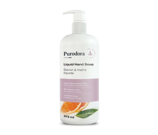Purodora / Savon à mains liquide - pamplemousse et orange