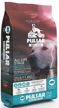 Pulsar / Chien / Grains entiers / porc, Format: 4 kg (8.8 lb)