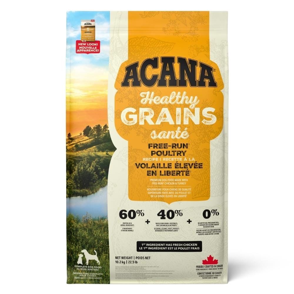 Acana / Chien / Grains santé, volaille, Format: 22.5lb / 10.2kg