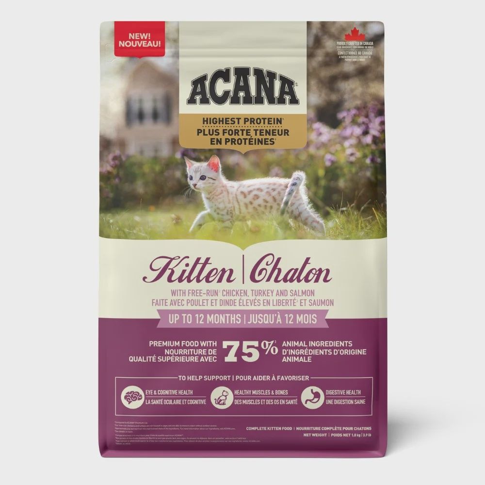 Acana / Chat / Riche en protéines, chaton, Format: 3.9lb / 1.8kg