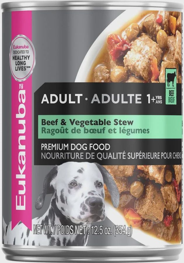 Eukanuba / Chien / Ragoût de bœuf et légumes _ 355g (12.5oz)
