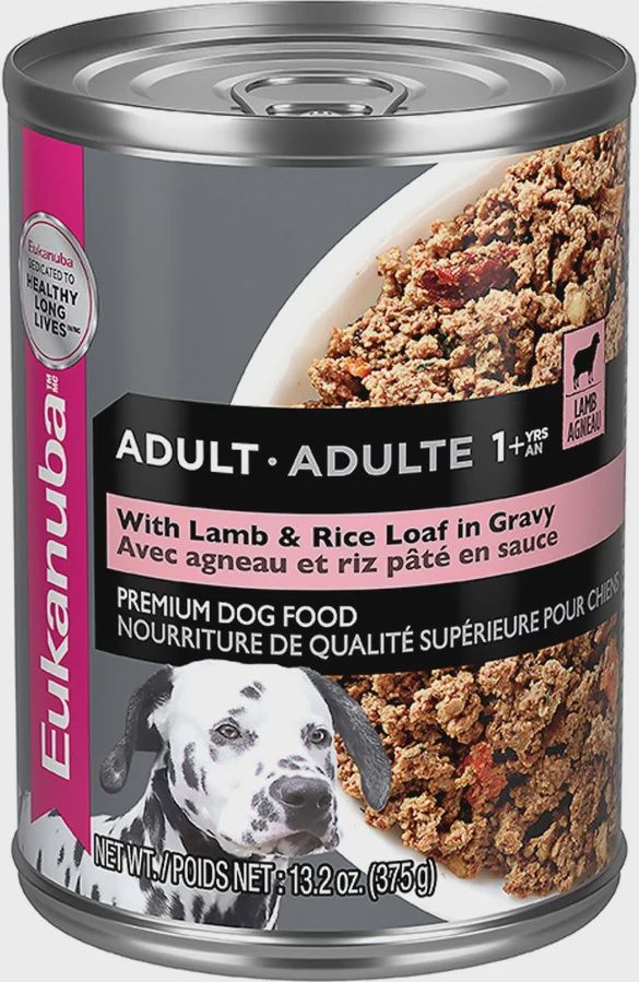 Eukanuba / Chien / Entrée agneau et riz _ pâté en sauce _375g (13.2oz)
