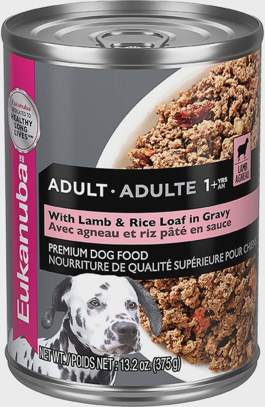 Eukanuba / Chien / Entrée agneau et riz _ pâté en sauce _375g (13.2oz)
