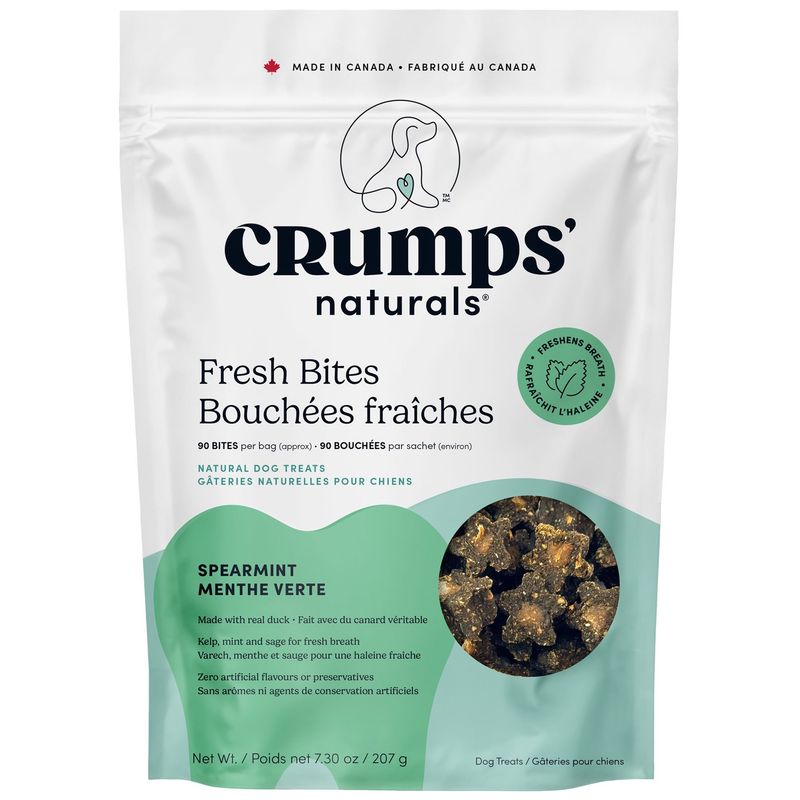 Crumps' Naturals / Chien / Gâteries _ Bouchées Fraîches Menthe Verte _ 207g