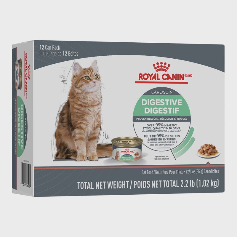 Royal Canin / Chat / SOIN DIGESTIF _ fines tranches en sauce – Multipack 12 x 85 g (3 oz)
