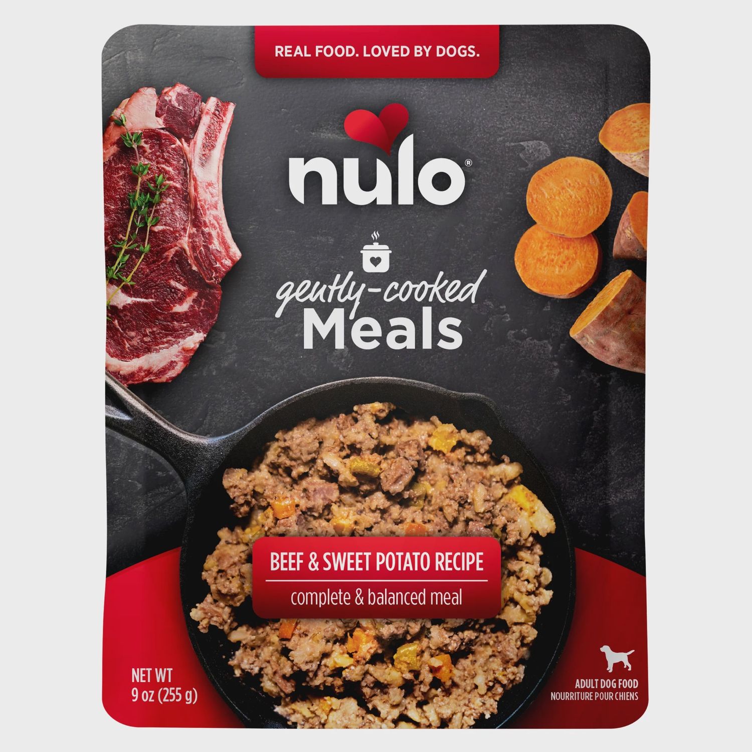 Nulo / Chien / Repas cuisinés _ bœuf et patate douce _ 9 oz