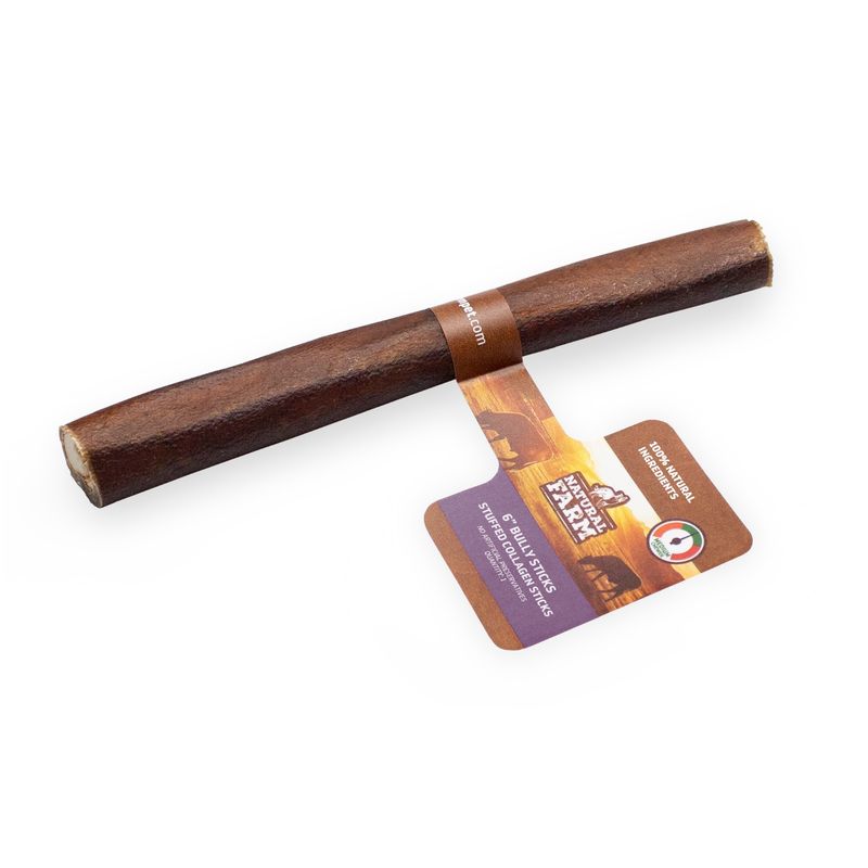 Natural Farm / Chien / Bully sticks stuffed collagen sticks