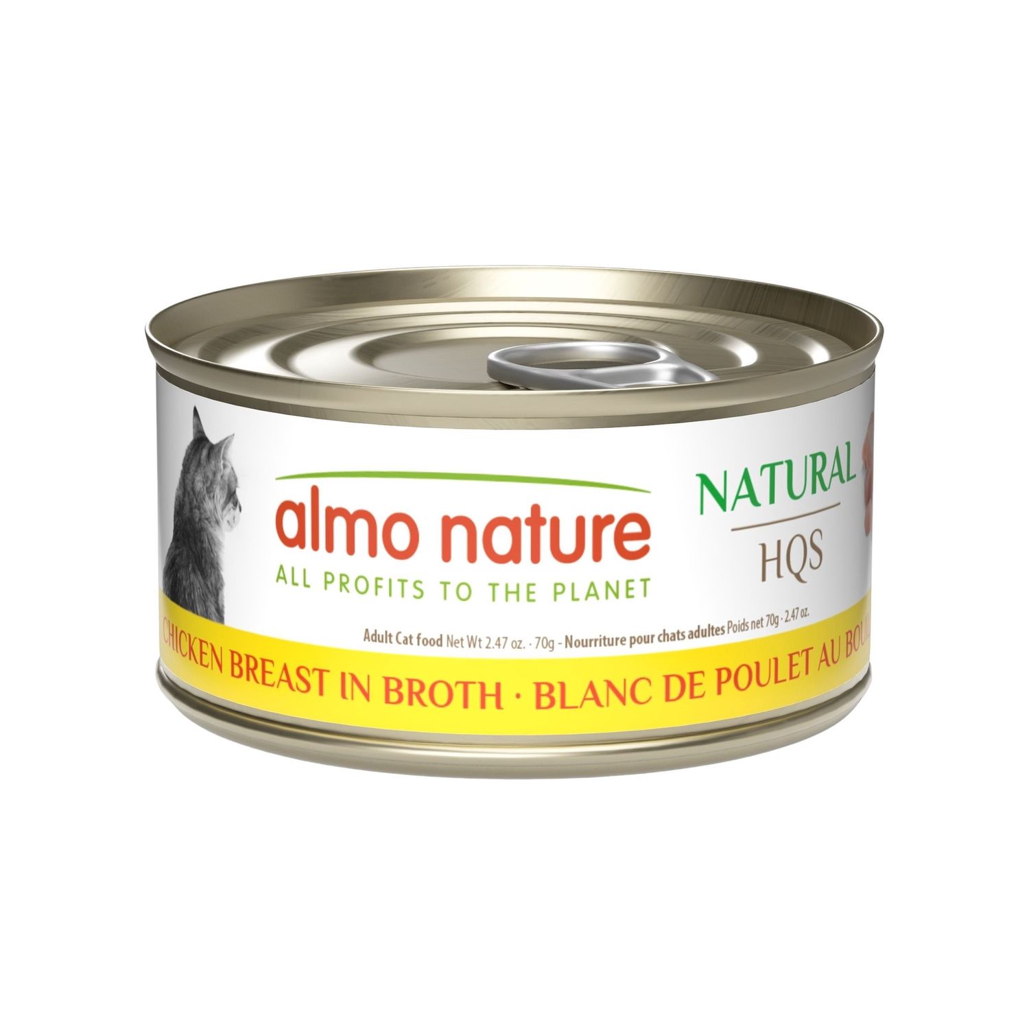Almo Nature / Chat / HQS Natural / blanc de poulet au bouillon _ 70g