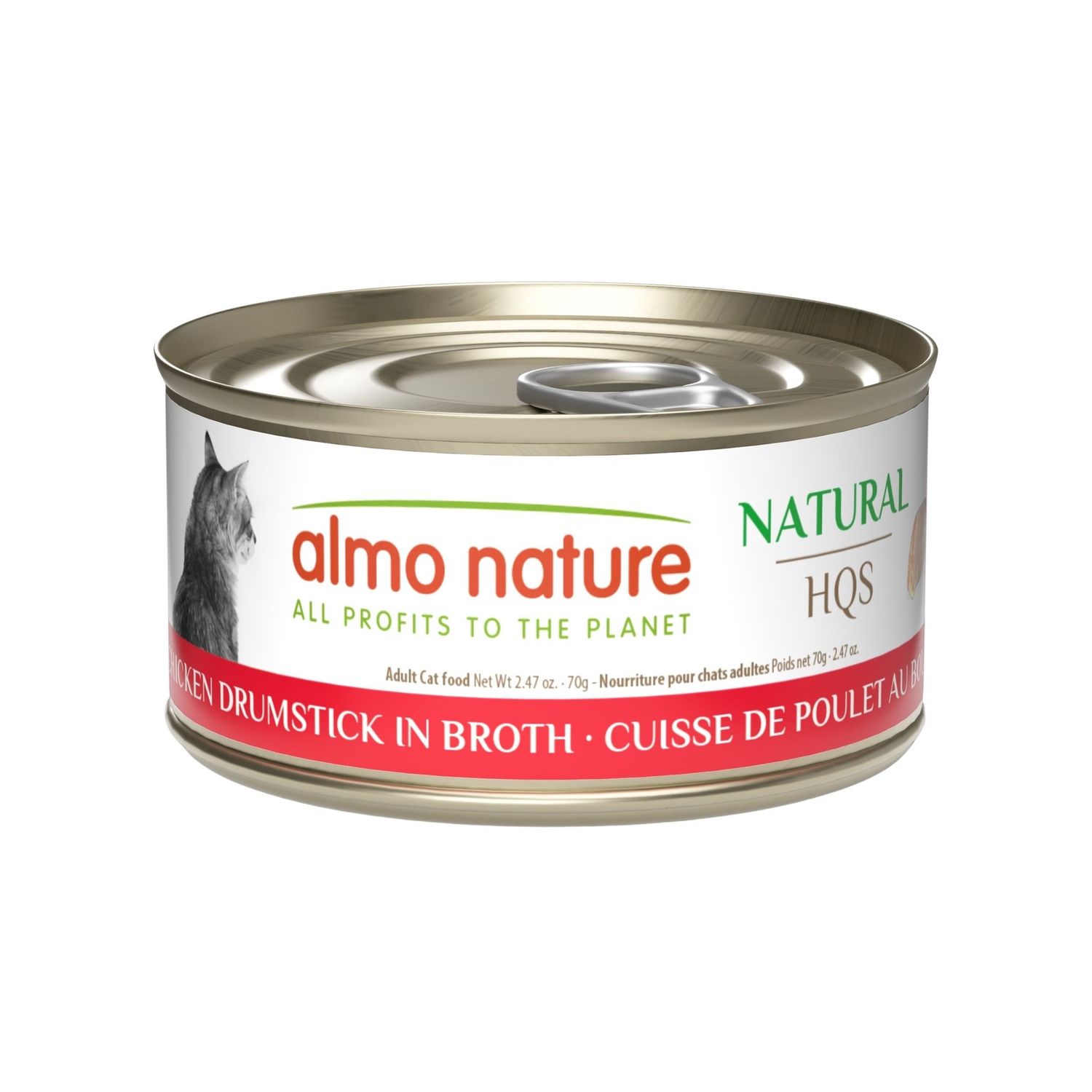 Almo Nature / Chat / HQS Natural / cuisse de poulet au bouillon _ 70g
